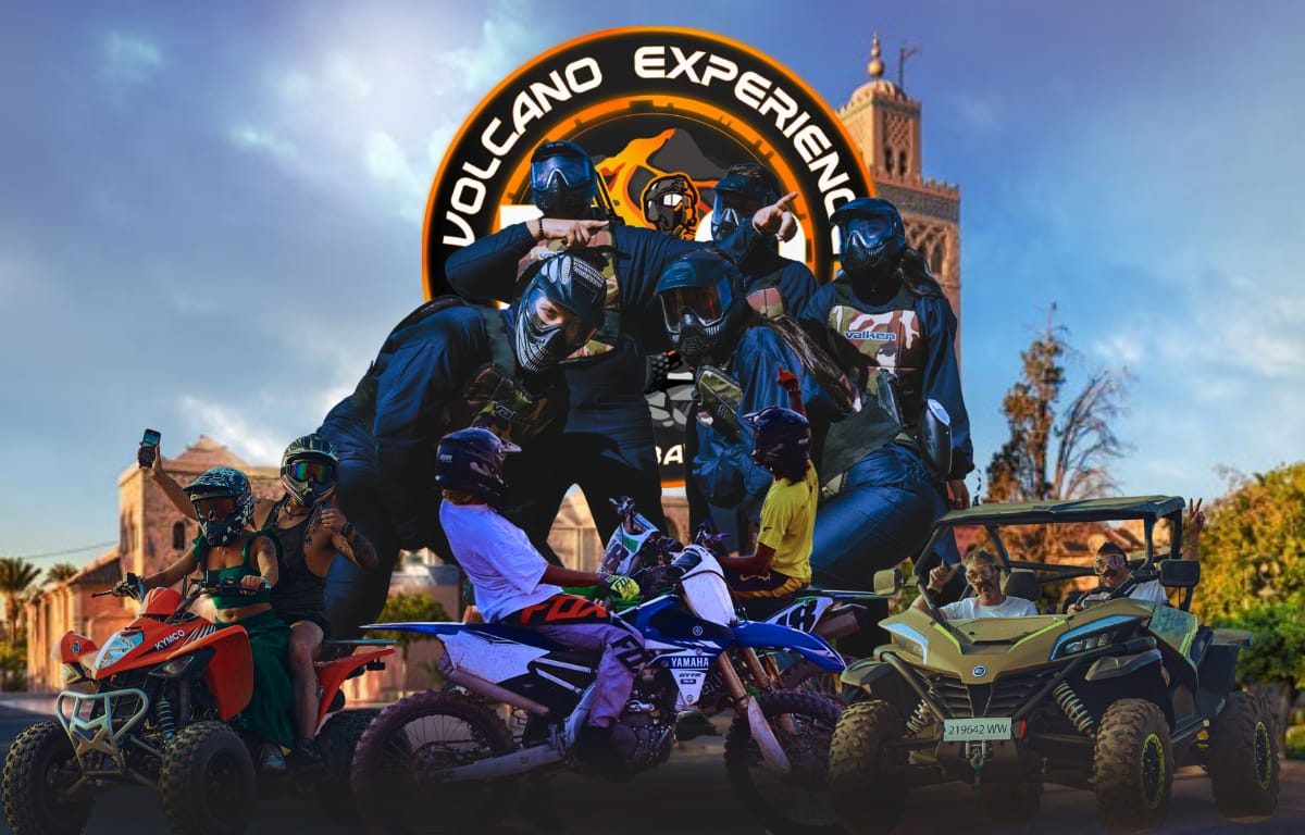 Group experience in Marrakech: Paintball, Quad biking, Buggy, and Motocross in one place
